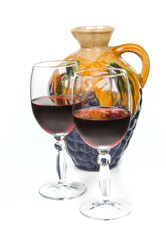 glasses of wine