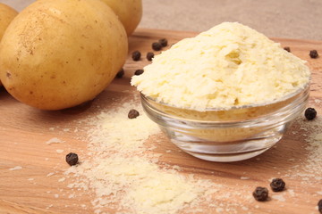 instant potatoes and peper
