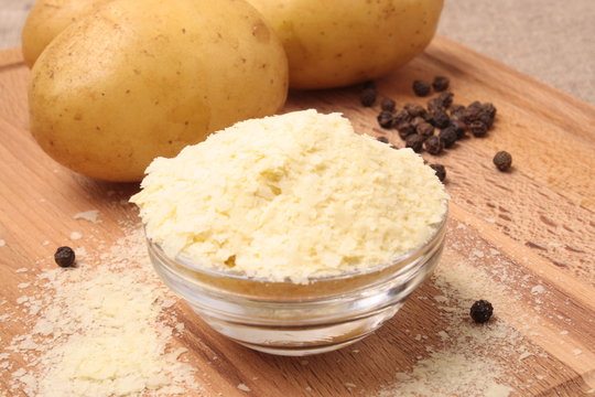 instant potatoes and peper