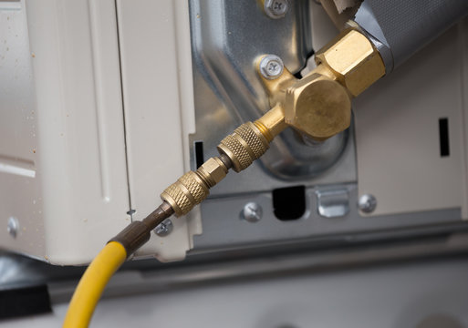 filling refrigerant to air conditioner drip valve