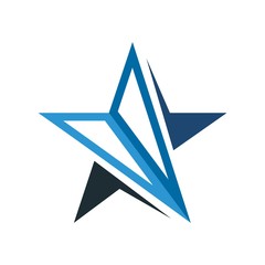 Star logo icon vector