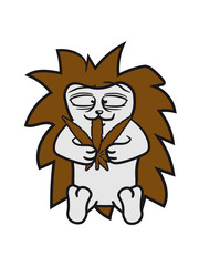 christmas santa claus nicholas winter gifts sack hat santa claus sweet little cute hedgehog