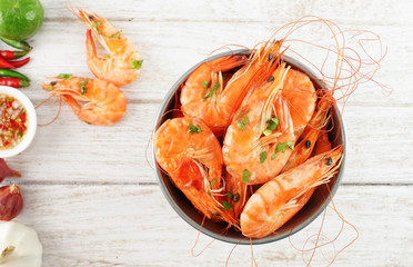 Shrimps in the zinc bucket