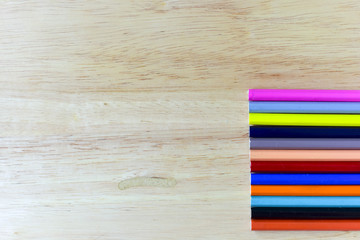 Back to school. Colorful Office and study art stationery objects