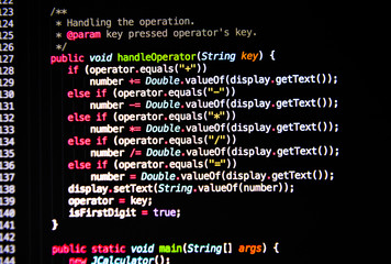 computer language source code