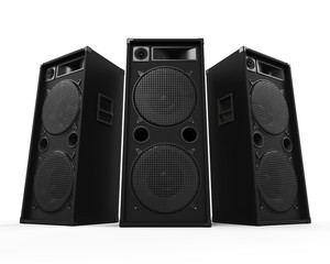 Obraz premium Large Audio Speakers