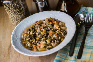 Turkish Traditional Purslane Food / Semizotu.