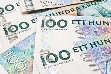 Fototapeta na wymiar 100 schwedische Kronen 
