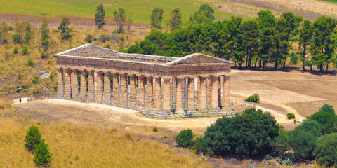 Temple of Segesta in central Sicily