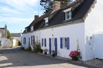 Fototapeta na wymiar Maison typique - Quiberon - Bretagne