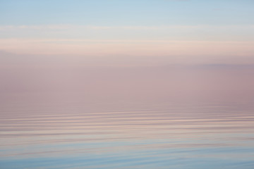 The sky fuse with the sea there