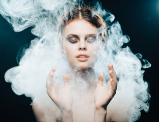 girl in the smoke