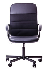 Black Office chair isolated