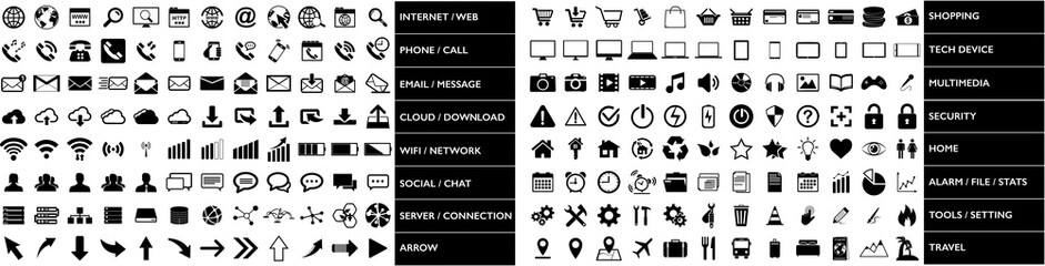 Web icons set
