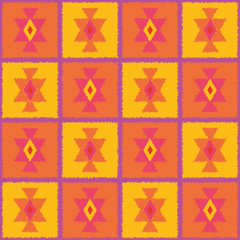 Ethnic boho seamless pattern. Print. Repeating background. Cloth design, wallpaper.