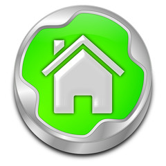 Home Button - 3D illustration