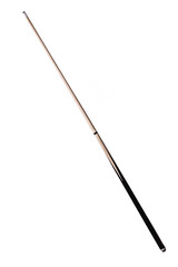 Pool cue isolated