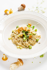 risotto with mushrooms