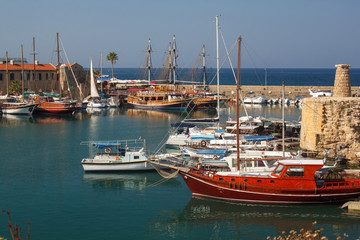 Harbour in Kyrenia (Girne). Northern Cyprus.