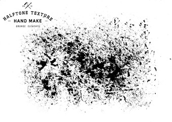 Grunge halftone background.Halftone dots vector texture