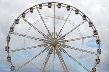 Fototapeta premium panoramic wheel summer season Rimini Italy