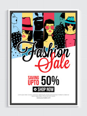 Fashion Sale Poster, Banner or Flyer Design.