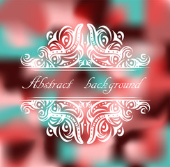 Abstract colorful background with pattern.