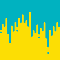 Dripping paint abstract background. Vector illustration.