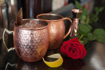 two beautiful cocktail cup