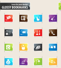 Cleaning company icons