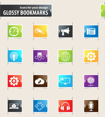 Communication Bookmark Icons
