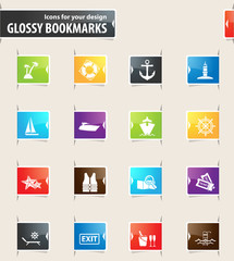 Cruise Bookmark Icons