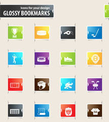 Hockey Bookmark Icons