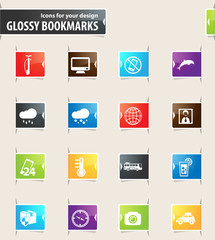 Travel Bookmark Icons