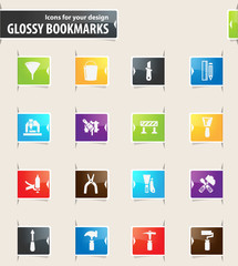 Work Tools Bookmark Icons
