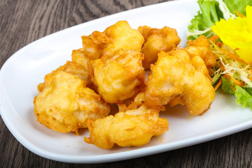 Squid tempura