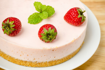 Strawberry cheesecake