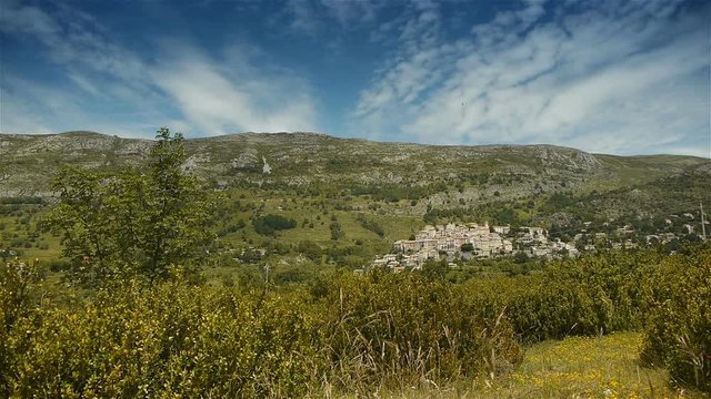Plateau Col de Vence in Pre Alpes in South France