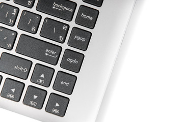 Obraz premium Thai keyboard on notebook.