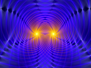Fototapeta premium Gravitational wave interference