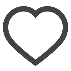 Heart icon vector