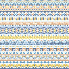 Vector african style pattern with tribal motifs.