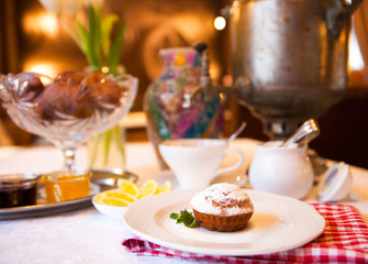 High tea set with dessert, Afternoon tea set