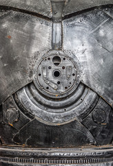 Structure of  welding metal joining work. It is made of iron and steel  from unused material parts.