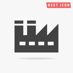Obraz premium factory Icon Vector