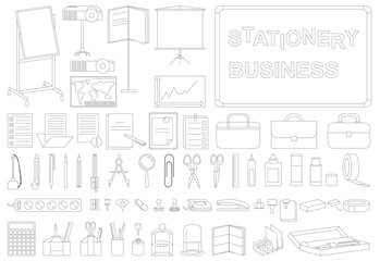 icons business stationery line