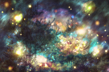 Fantasy Starry Forest