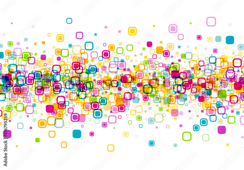 Poster background with geometric pattern.
