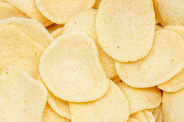 Thai shrimp crispy cracker for background.