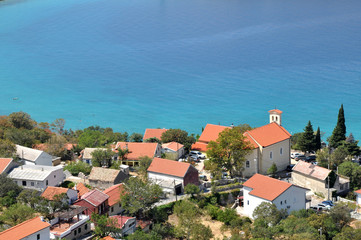 Obraz premium Mediterranean village on the Croatian sea coast